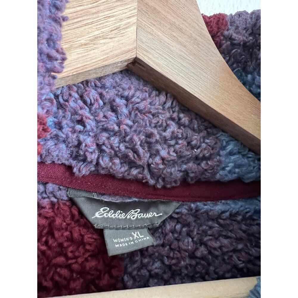 Eddie Bauer Fleece 1/4 Zip Pullover Women XL - Picture 5 of 6